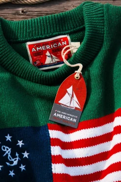 Kiel James Patrick American Yacht Sweater- Green