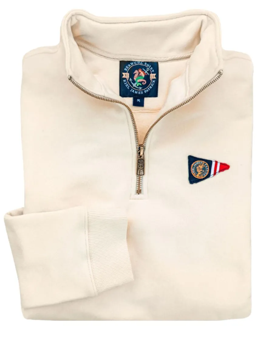 Online Kiel James Patrick Bermuda Sails Quarterzip (Men'S)