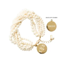 Clearance Kiel James Patrick Calypso Sea Monogram Wedding Bracelet