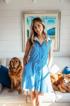 Clearance Kiel James Patrick Cerulean Sea Summering Dress