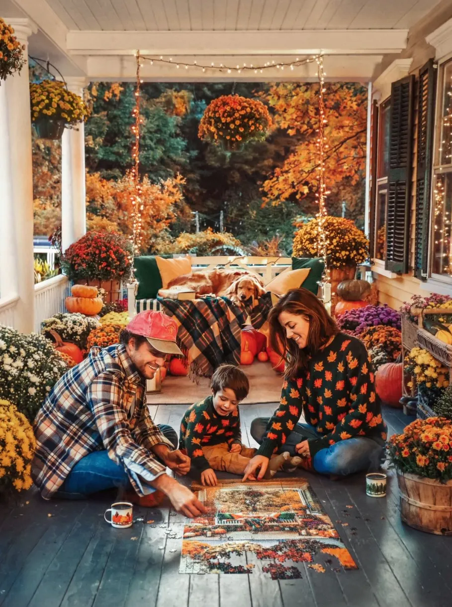 Best Kiel James Patrick Cozy Autumn Porch Puzzle