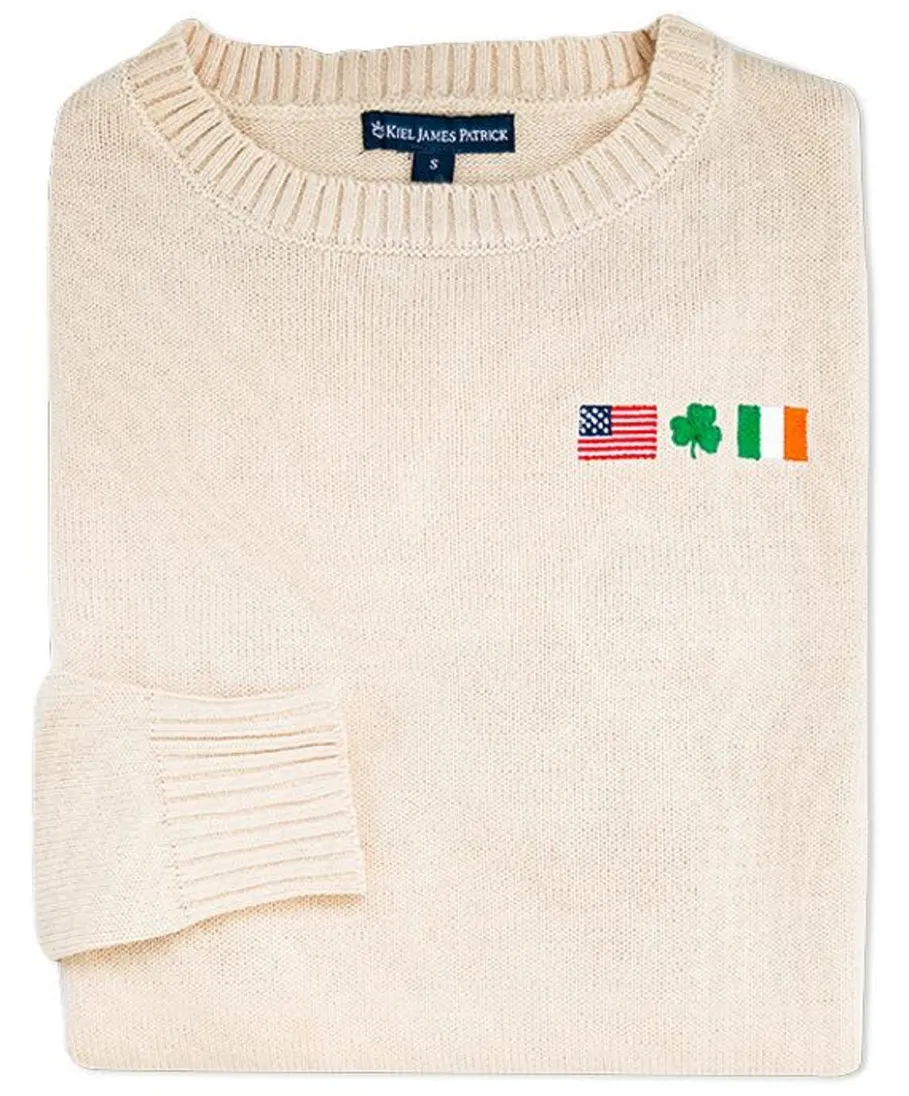 Clearance Kiel James Patrick Embroidered Irish American Sweater (Men'S)