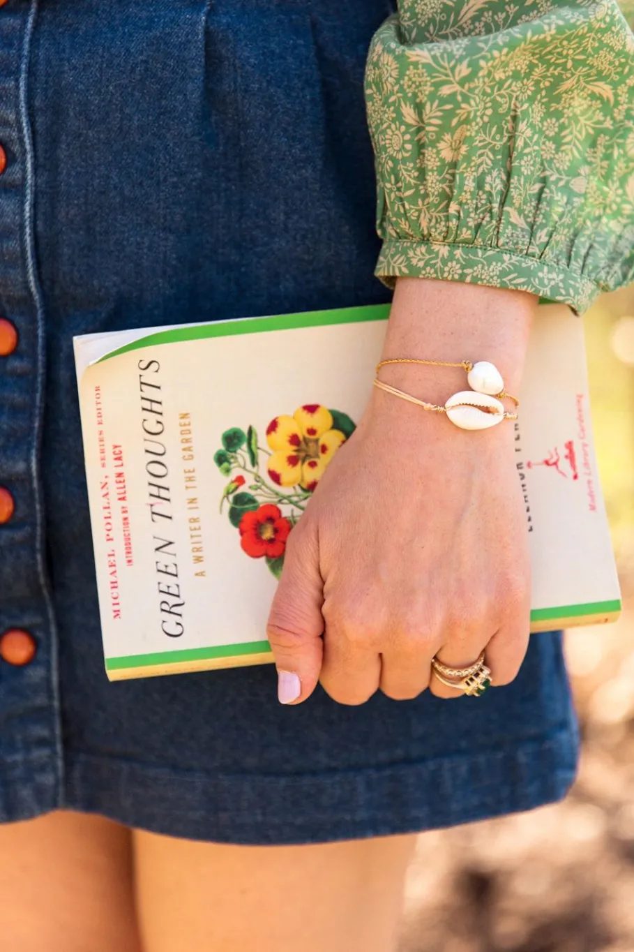 New Kiel James Patrick Golden Tide Pearl Knot Bracelet