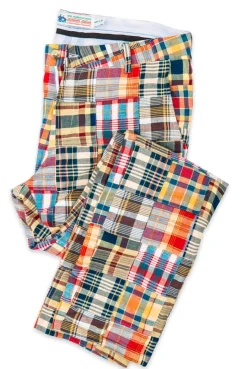 Kiel James Patrick Hyannis Patchwork Madras Pants