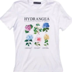 New Kiel James Patrick Hydrangea Blooms T-Shirt- Women'S