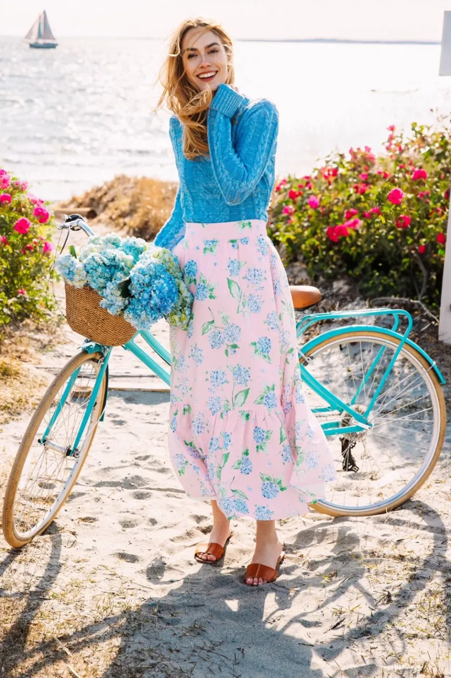 Sale Kiel James Patrick Hydrangea Garden Skirt