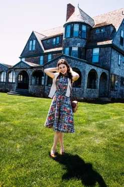 Online Kiel James Patrick Jacqueline Patchwork Madras Shirtdress