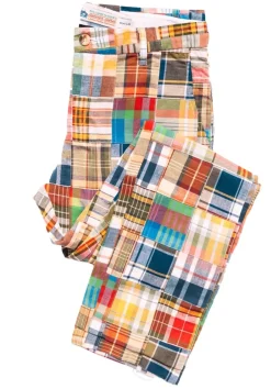 Discount Kiel James Patrick Montauk Patchwork Madras Pants
