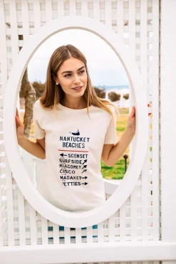 Outlet Kiel James Patrick Nantucket Beaches T-Shirt- Women'S