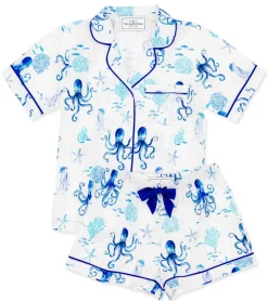 Online Kiel James Patrick Octopus Garden Drawstring Shorts Pajama Set