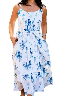 Kiel James Patrick Octopus Garden Maxi Dress