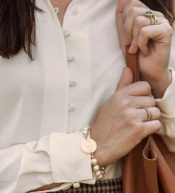 Kiel James Patrick Pearl Monogram Bracelet