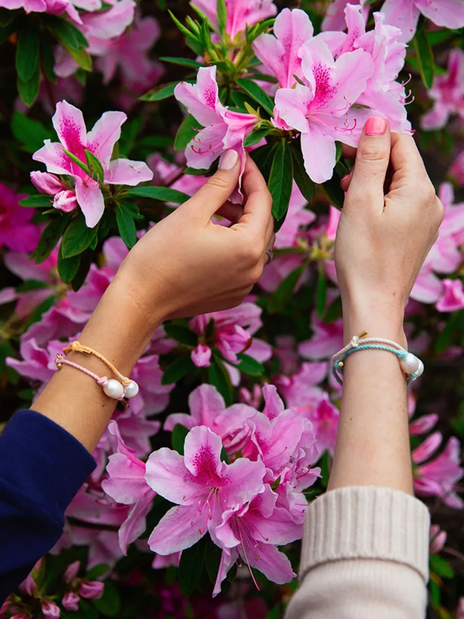 New Kiel James Patrick Pink Sands Pearl Knot