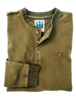 New Kiel James Patrick Rustic Cabin Moss Henley