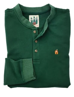 Hot Kiel James Patrick Rustic Cabin Pine Henley