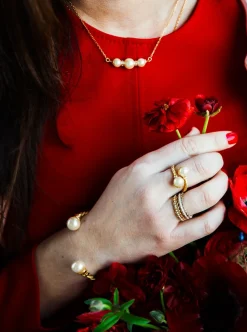 Sale Kiel James Patrick Scalloped Ring - Pearl