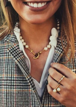 Sale Kiel James Patrick Scalloped Ring - Pearl