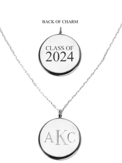 New Kiel James Patrick Silver Class Of 2024 Monogram Pendant