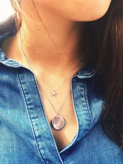 New Kiel James Patrick Silver Class Of 2024 Monogram Pendant