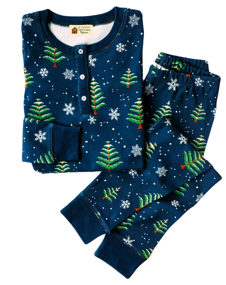 Online Kiel James Patrick Snowy Night Kid'S Pajamas