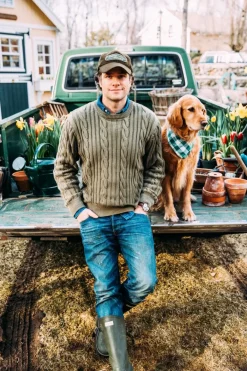 New Kiel James Patrick The Bedford Cable Knit Sweater