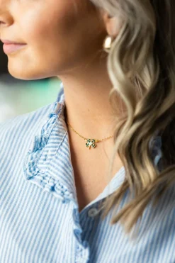 Outlet Kiel James Patrick The Crystal Four Leaf Clover Necklace