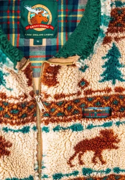 New Kiel James Patrick The Great Moose Fleece