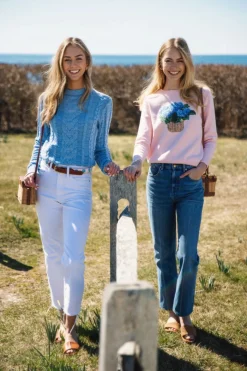 New Kiel James Patrick The Hydrangea Basket Sweater