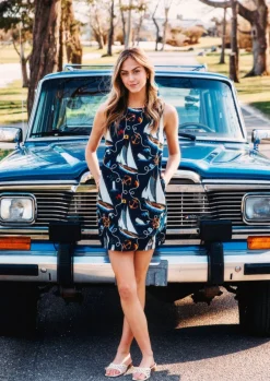 Online Kiel James Patrick The New England Mariner Shift Dress