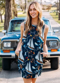 Online Kiel James Patrick The New England Mariner Shift Dress