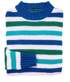 New Kiel James Patrick The Ocean Lagoon Striped Sweater