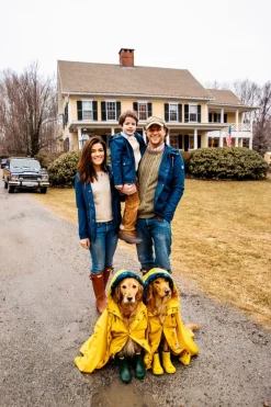 Clearance Kiel James Patrick The Old Salt Navy Raincoat- Men'S